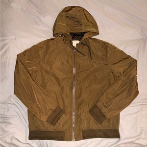 Men's Brown Hooded Jacket